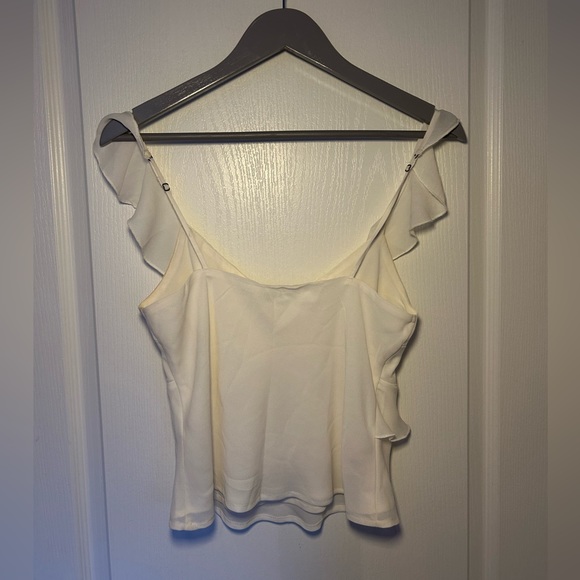 Abercrombie Sheer Ruffle Cami - Picture 4 of 4